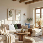 decorUhome Fall Faux Fur Throw Pillow Covers 12x20 Set of 2 White | Decorative - Image 6