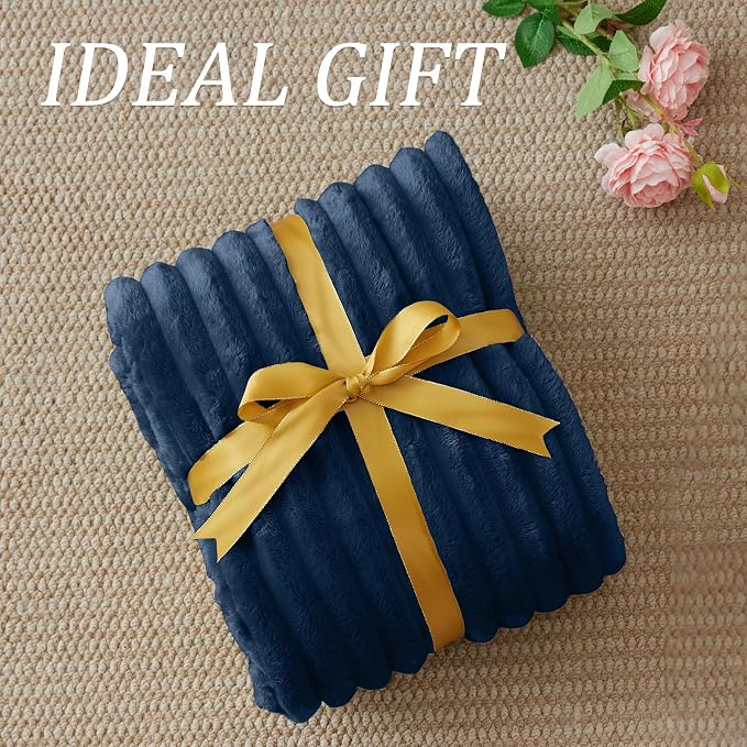 BEDELITE Ribbed Twin Blanket for Couch & Bed, Warm Yet Lightweight, Ribbed - Image 6