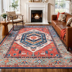 SERISSA 6x9 Washable Non Slip Boho Area Rug by SERISSAHomeDecorCollection