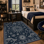 Vacuum-Friendly, 5x7 Washable Area Rug by meejou