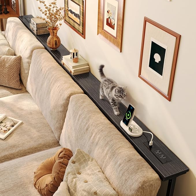 Huuger 102.4 Inch Behind Couch Table - Image 3