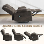 Korser 360° Swivel Rocker Recliner - Image 5