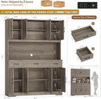 HOSTACK 71" Tall Pantry Cabinet - Image 3