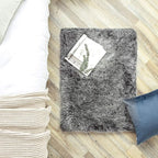 Ashler Faux Fox Fur Rug, 2x3 FT Rectangle Rugs, Ultra Soft Shaggy Area Rugs - Image 3
