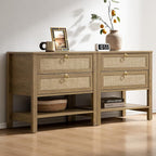 SICOTAS Night Stands Set of 2 for Bedroom, Large Bedside Tables by SICOTAS