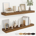 fuqing Floating Shelves for Wall, Wall Mounted Wood Floating Shelf by Fuqing