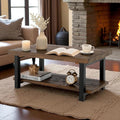 Pomona 42-Inch Rectangular Solid Wood Coffee Table by AlaterreFurniture