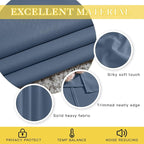 NICETOWN Stone Blue Blackout Sliding Door Curtains, Grommet Thermal Curtain - Image 4