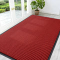 OLANLY Front Door Mat 59x34, Waterproof Heavy-Duty Indoor Outdoor Doormat | Red by OLANLY