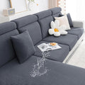 Smiry Waterproof Couch Cushion Covers, Stretch Jacquard Thick Sofa Cushion by Smiry
