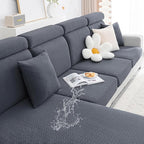 Smiry Waterproof Couch Cushion Covers, Stretch Jacquard Thick Sofa Cushion by Smiry