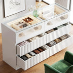 senlin Fluted 6 Drawer Dresser, - Image 4