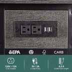 Yoobure End Table with Charging Station, Flip Top Side Table with USB Ports and - Image 6