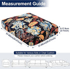 Smiry Waterproof Patio Cushion Covers, Stretch Outdoor Furniture Covers | Couch - Image 6