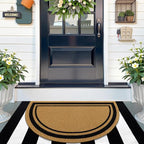 OLANLY Half Circle Front Door Mat, Low Profile Doormat, Stain and Fade Resistant - Image 6