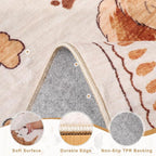 DUKINO 2x4 Rug Runner, Washable Dog Bathroom Rug Soft Non Slip Beige Yellow | - Image 6