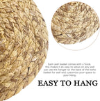 7 Pack Boho Wall Basket Decor - Image 2