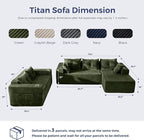 MAXYOYO Modular Sectional Couch - Image 2
