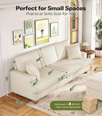 Kidirect 87in L Shaped Couch, Modular Sofa No Tool Assembly, Comfy Sectional - Image 2