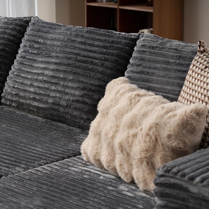 ovios 104" Cloud Boneless Couch - Image 9
