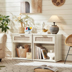 LEYAOYAO Rattan Nightstand - Image 4
