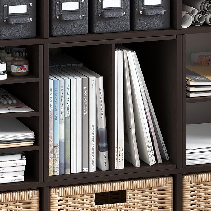 Furinno Cubicle Cube Insert, H-Shelf Cube Organizer, 2-Tier Shelf Accessory - Image 7