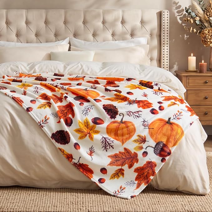 BEDELITE Fleece Blanket Soft Fall Throw - Image 4