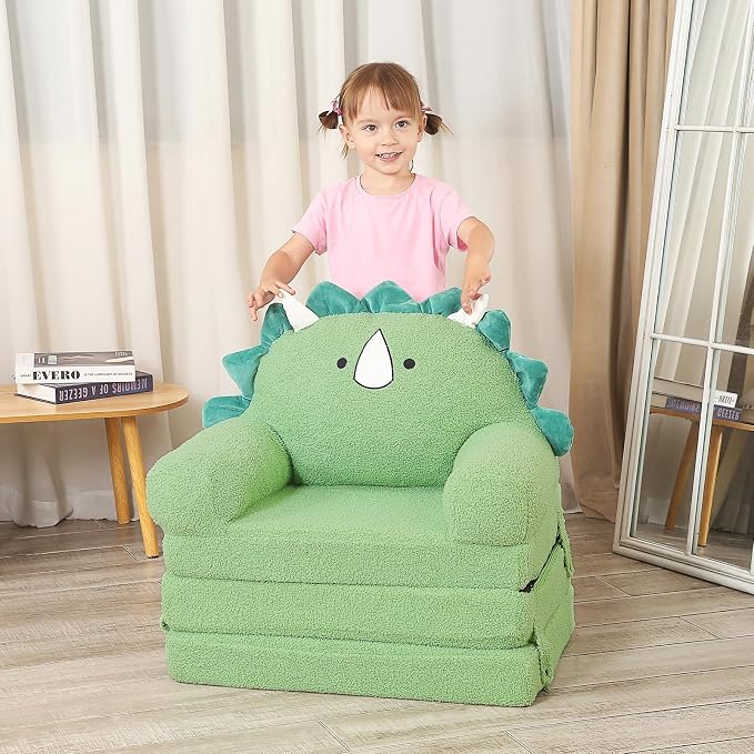 MOMCAYWEX Kids Sofa, Sherpa Couch - Image 5