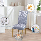 BIETYONE Stretch Dining Chair Covers Set of 4, Soft Removable Washable Kitchen - Image 6