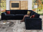 EASE MOOSE Chenille Sectional Modular Sofa, Removable Cover - Image 4