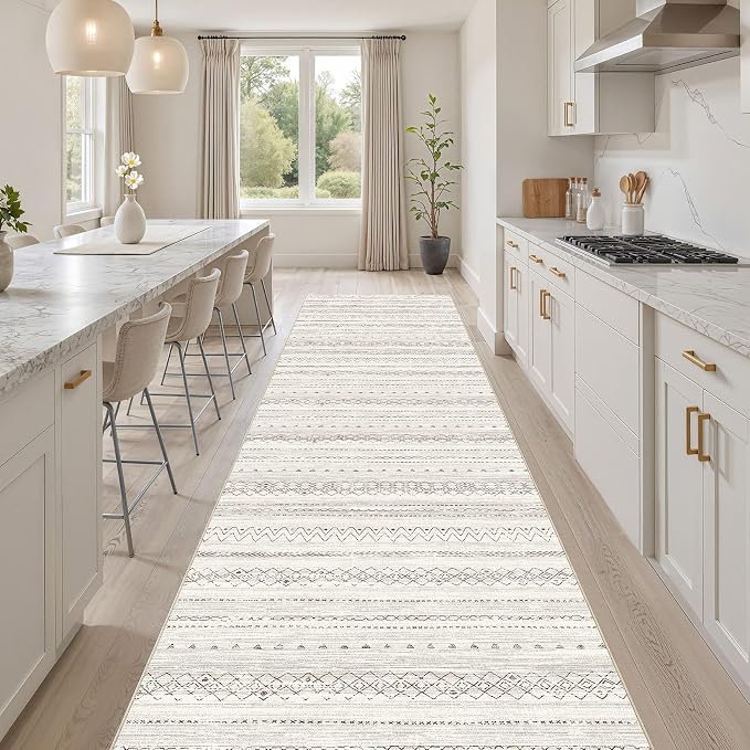 cotiled Hallway 2.6x8 Runner Rugs Washable Boho Moroccan Soft Rug | Solve - Image 7
