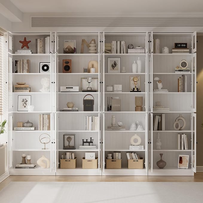 TUSY 85.5" Modern Tall Bookcase - Image 9