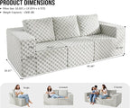 Modular Sectional Sofa 3-Seater Modular Couch - Image 2