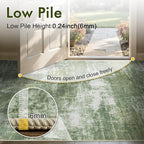 6Ft Round Area Rugs for Living Room, Soft Non-Slip Washable Rugs Modern - Image 7