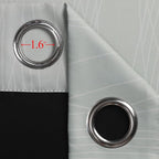 Sage Green and Navy Blue Ombre Blackout Curtains - Image 7