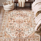 SERISSA 3x5 Washable Non Slip Boho Area Rug by SERISSAHomeDecorCollection