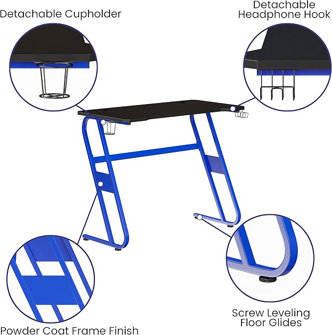 Flash Furniture Fisher Gaming Desk - Image 4