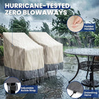 Extra Heavy Duty Stackable Patio Chair Covers Waterproof 2 Pack, Patio - Image 5