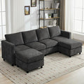 WUTUTUEE 107”Modular Sectional Sofa Convertible U Shaped Sofa Couch Set by WUTUTUEE
