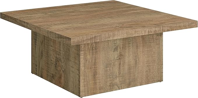 Coaster Home Furnishings Zetta Square Cocktail Living Room Coffee Table by CoasterFineFurniture