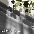 GIGIZAZA Dark Grey Velvet Throw Pillow Covers 12x20 Pack of 2 | Decorative - Image 5
