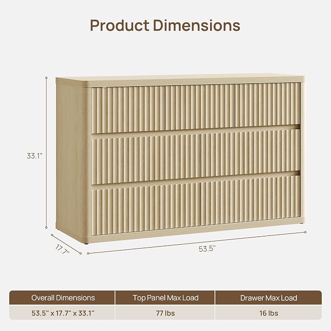SICOTAS Dresser for Bedroom - Image 3