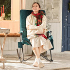 EVER ADVANCED Oversized Folding Rocking Camping Chair, Padded Portable Rocker - Image 2