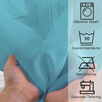 Simplebrand Turquoise Sheer Curtains 72 Inches Long 2 Panels - Image 7