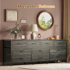 Huuger 63 Inch Dresser for Bedroom, Long Dresser - Image 7