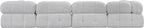 Meridian Furniture 611Grey-S136A Ames Collection Modern | Contemporary Modular - Image 4