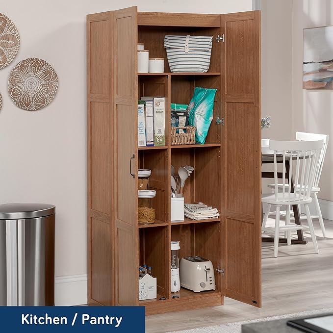 Sauder Select Storage Cabinet, Pantry Cabinet Kitchen Storage - Image 4