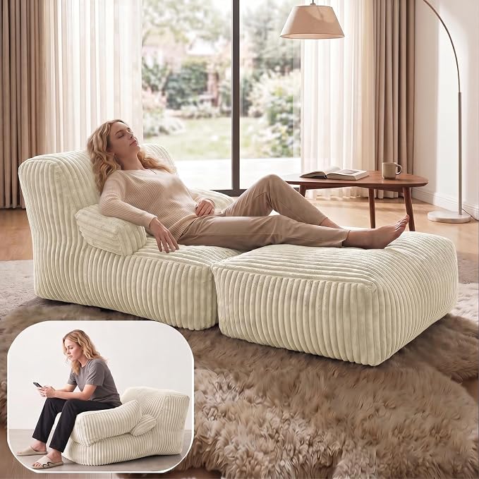6FT Large Bean Bag Chair Lounger by MaxiBean