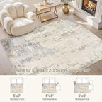 UERMEI 5x7 Area Rug Living Room Rugs - Image 3
