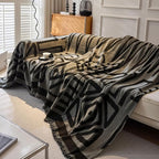 VClife Boho Couch Covers, Modern Checkered Jacquard Couch Covers - Image 7